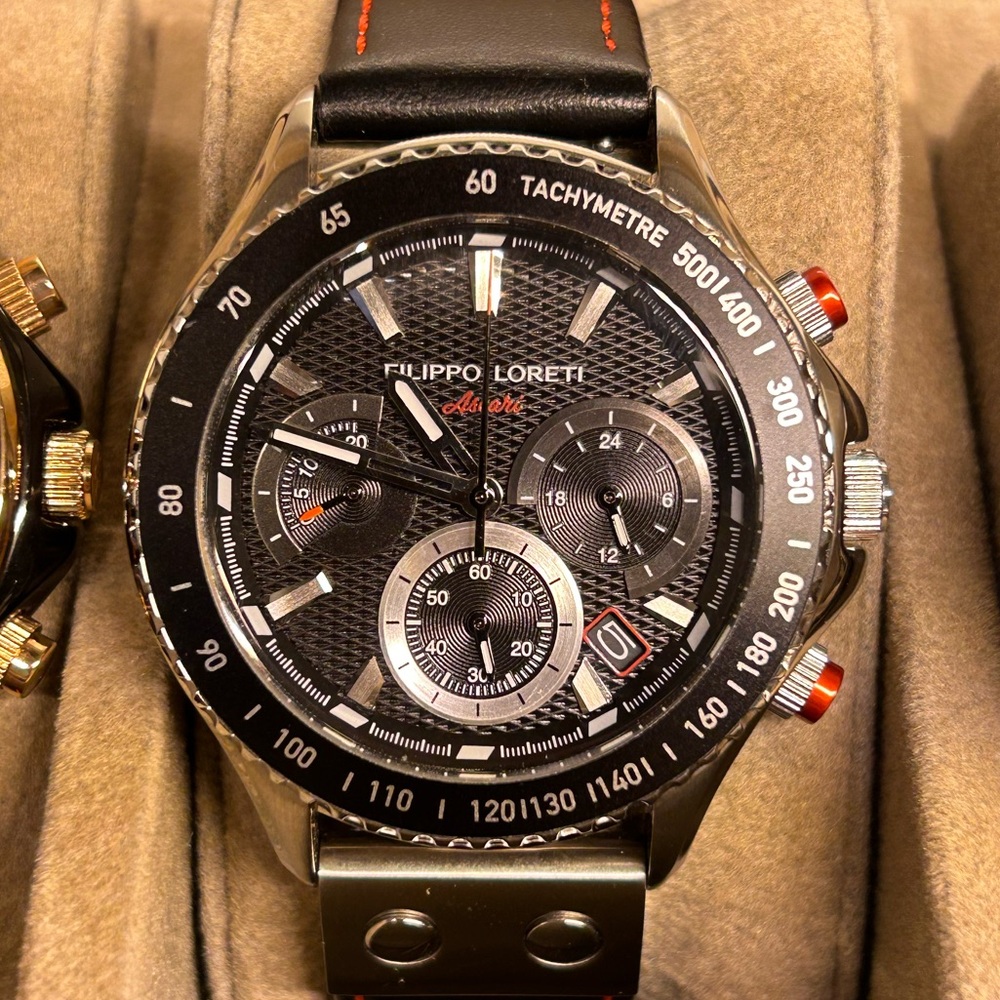 Black Chronograph Men's Watch